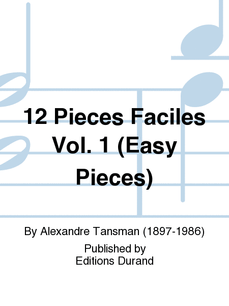 Douze pieces faciles (12) vol. 1