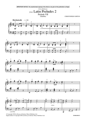 Prelude VII (Samba) (from Latin Preludes 2)