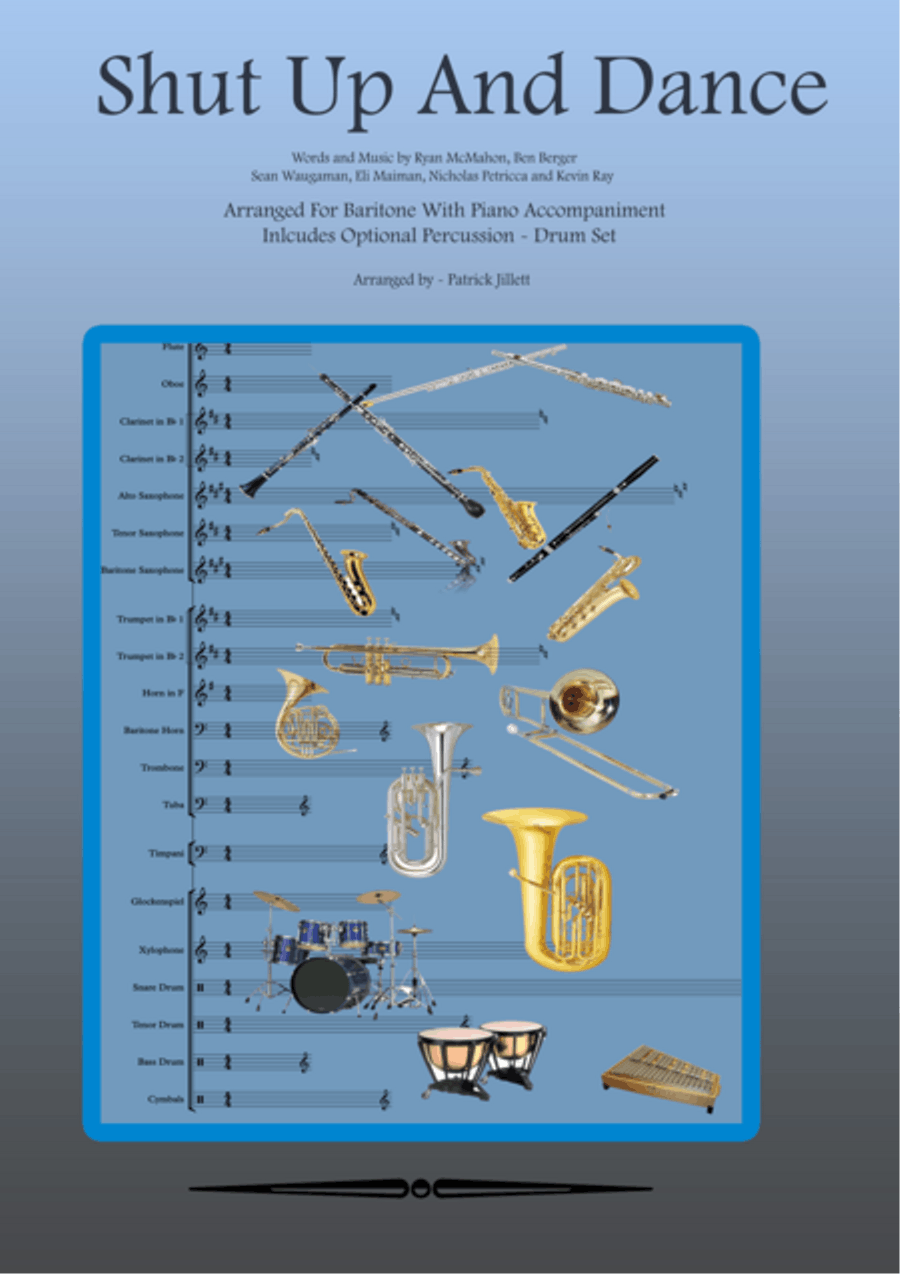 Shut Up And Dance Small Ensemble scores gallery preview page 1