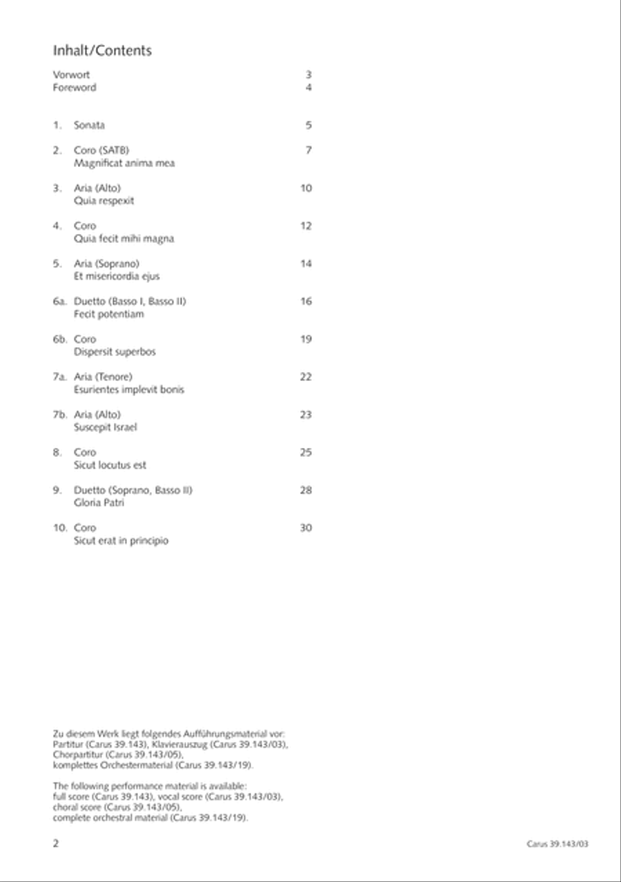 Magnificat in C major 4-Part scores gallery preview page 3