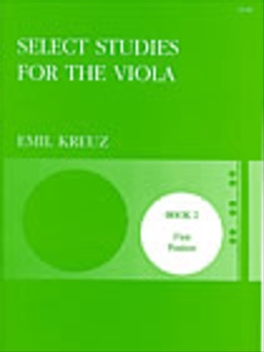 Select Studies. Book 2 Viola scores gallery preview page 1
