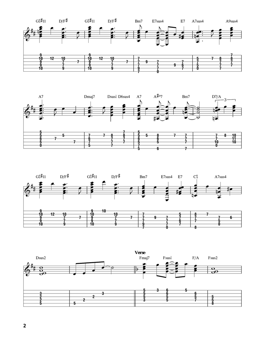 A Whole New World (from Aladdin) Acoustic Guitar scores gallery preview page 2