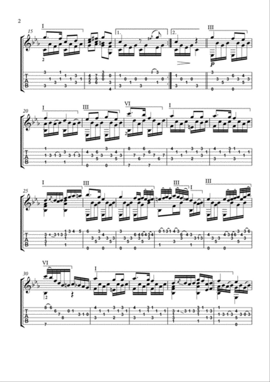 Cano Selected works for guitar Acoustic Guitar scores gallery preview page 6