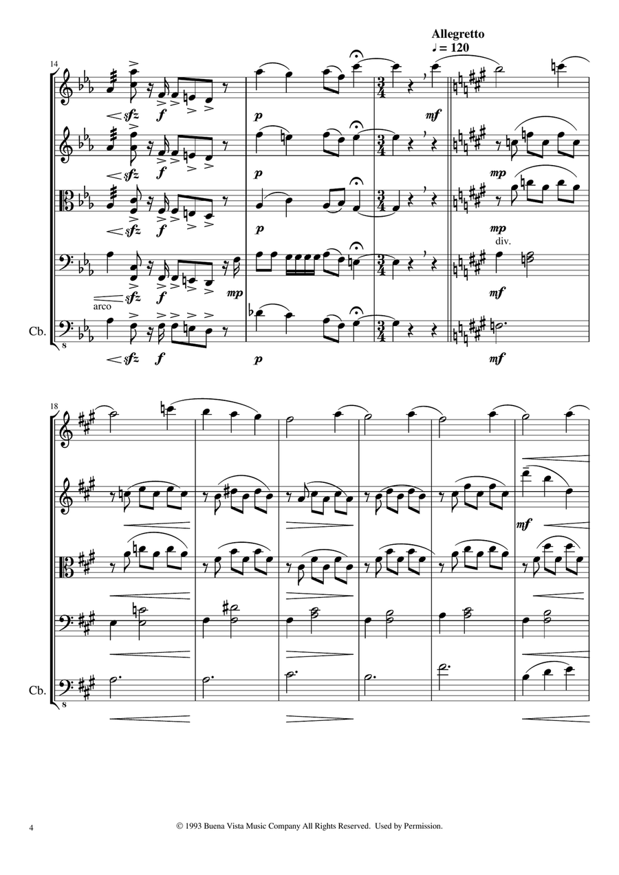 Jack's Lament Chamber Music scores gallery preview page 4
