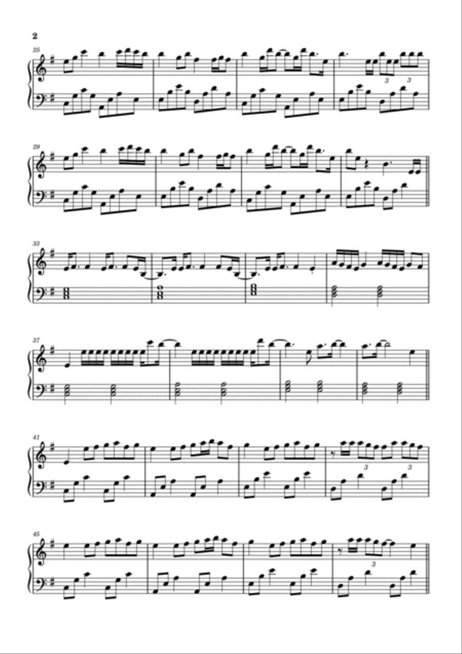 Royalty Piano Solo scores gallery preview page 2