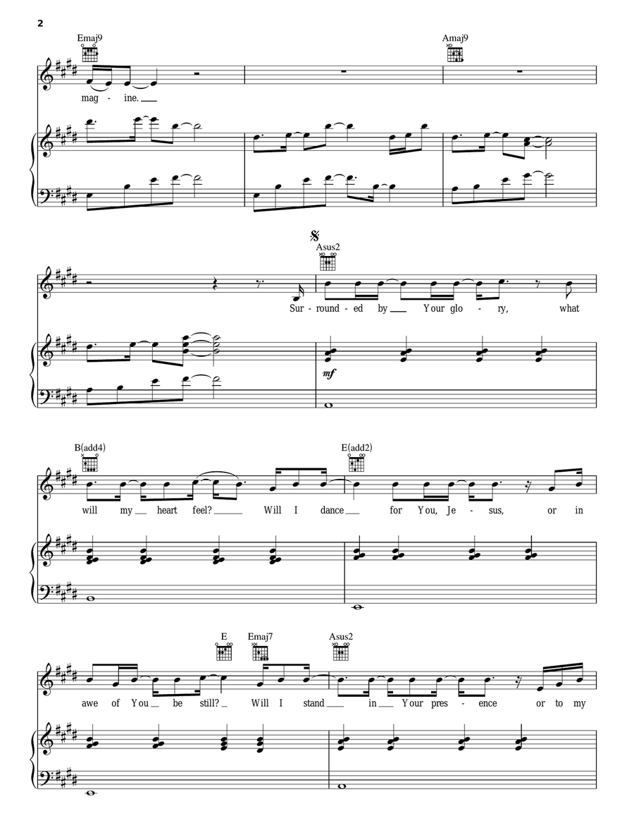 I Can Only Imagine Guitar scores gallery preview page 2