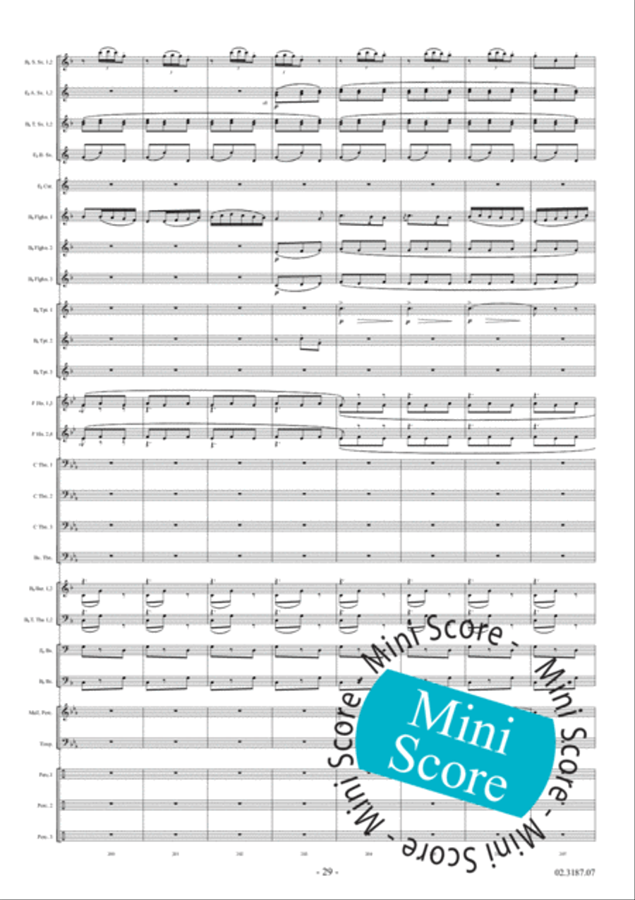 Fleodrodum Fanfare Band scores gallery preview page 35