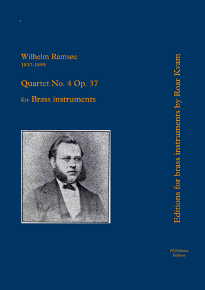 Book cover for Ramsøe: Quartet No. 4 for Brass instruments Op. 37