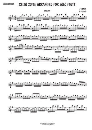 Cello Suite for solo Clarinet