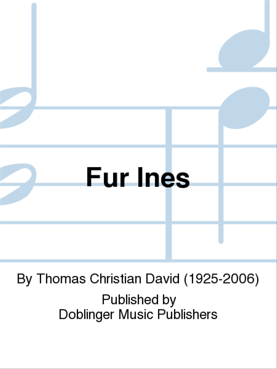Fur Ines Flute Solo scores gallery preview page 1