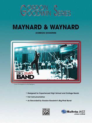 Book cover for Maynard & Waynard (Score only)
