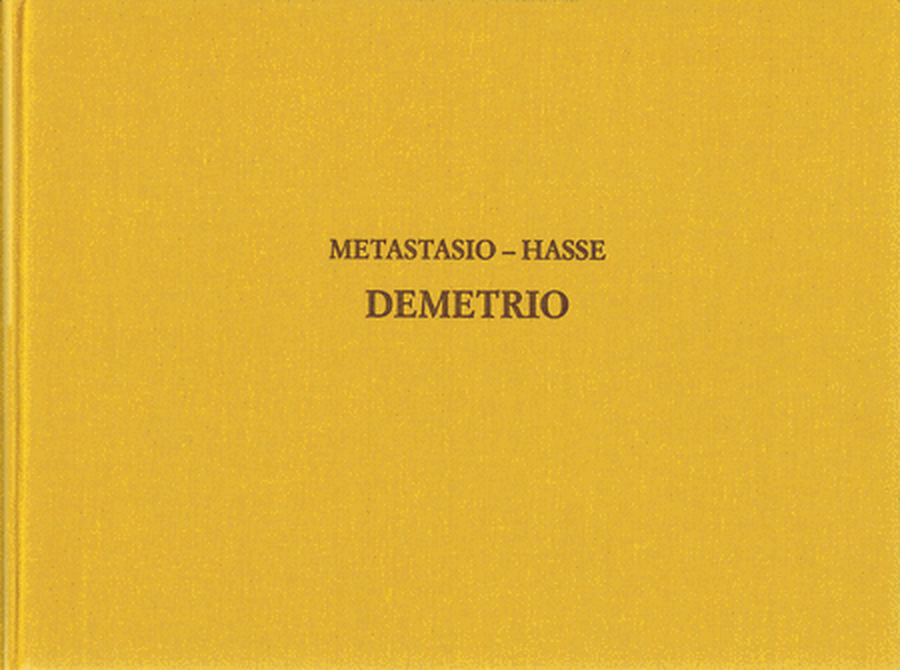 Demetrio - Drammaturgia Musicale Veneta 17