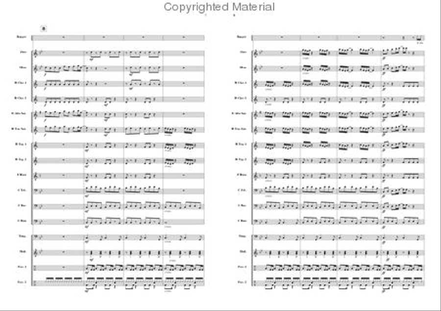 Harry's Rap Concert Band scores gallery preview page 4