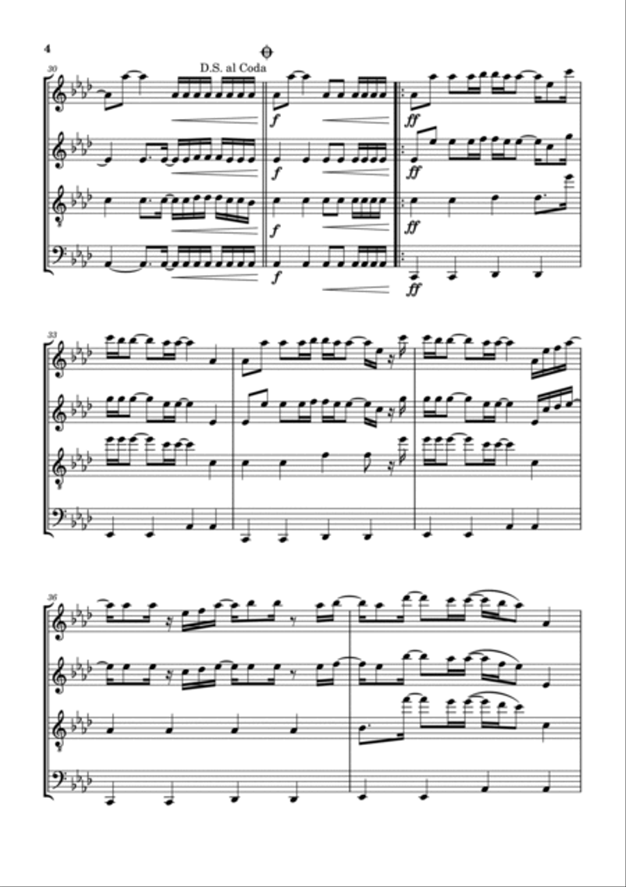 Goodness Of God Woodwind Quartet scores gallery preview page 5
