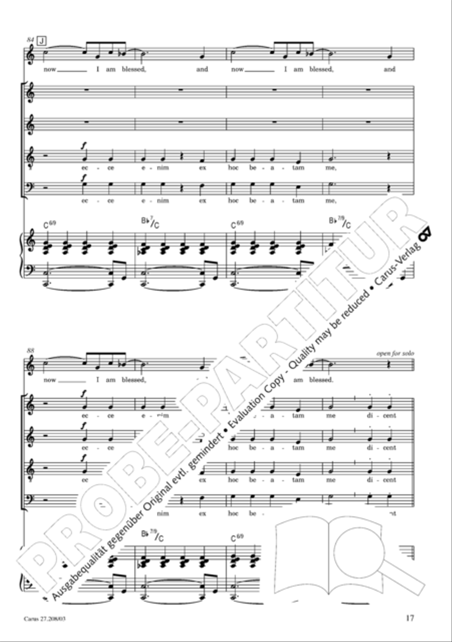 Magnificat 4-Part scores gallery preview page 18