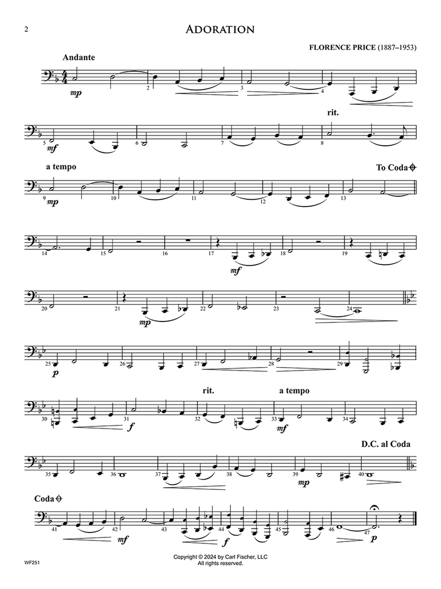 24 Classic Solos (for Winds) Tuba scores gallery preview page 2