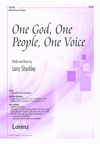 One God, One People, One Voice image number null