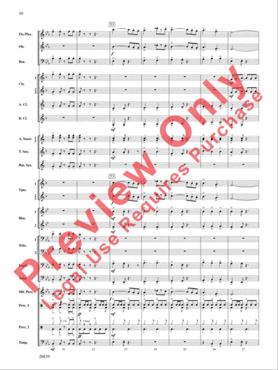 Flourish for Winds Concert Band scores gallery preview page 11