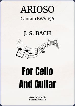 ARIOSO (CANTATA BWV 156) FOR CELLO AND GUITAR