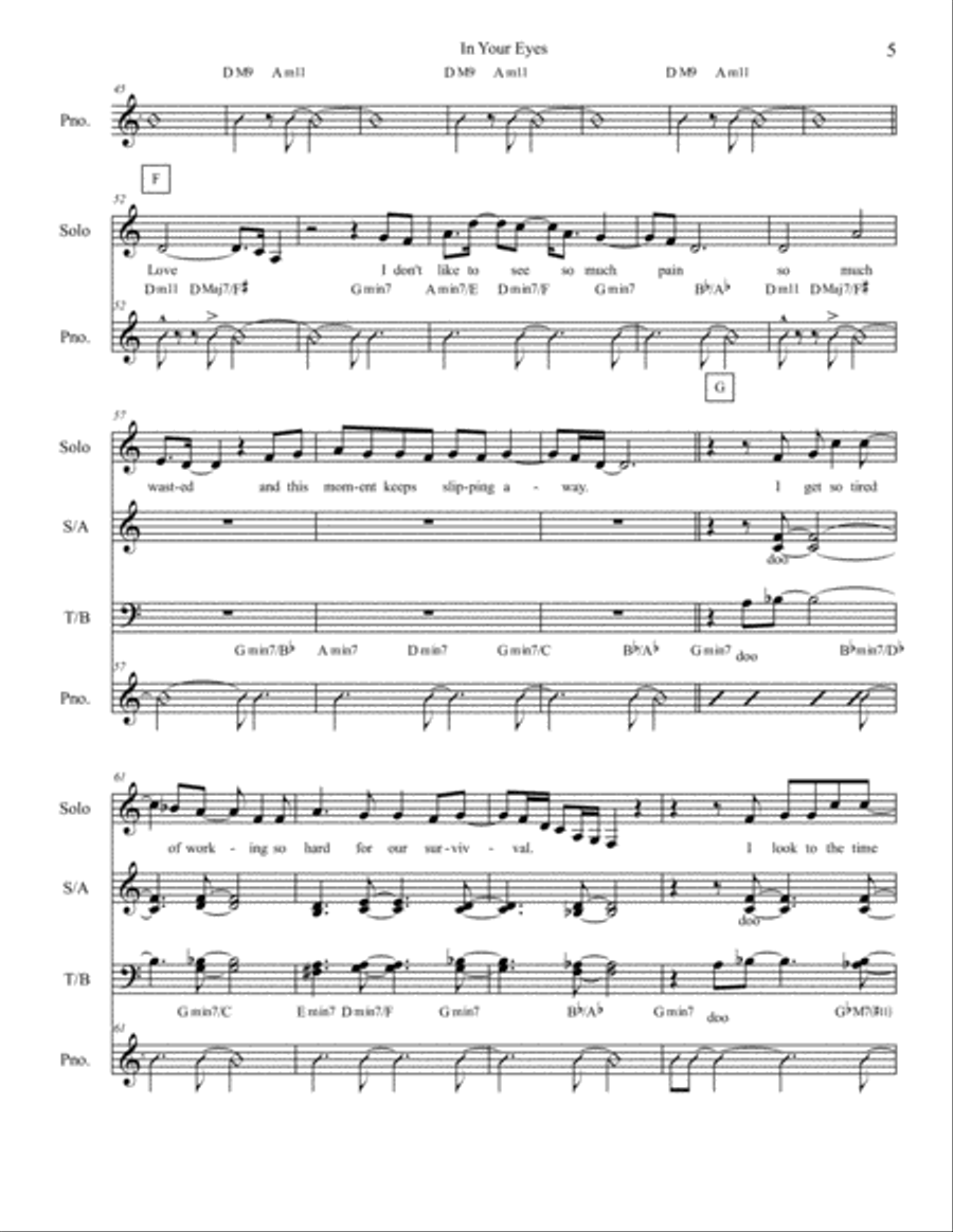 In Your Eyes 4-Part scores gallery preview page 5