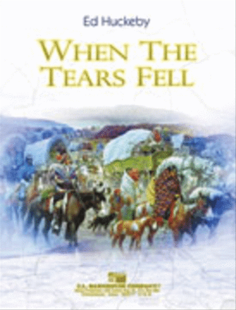 When The Tears Fell Concert Band scores gallery preview page 1