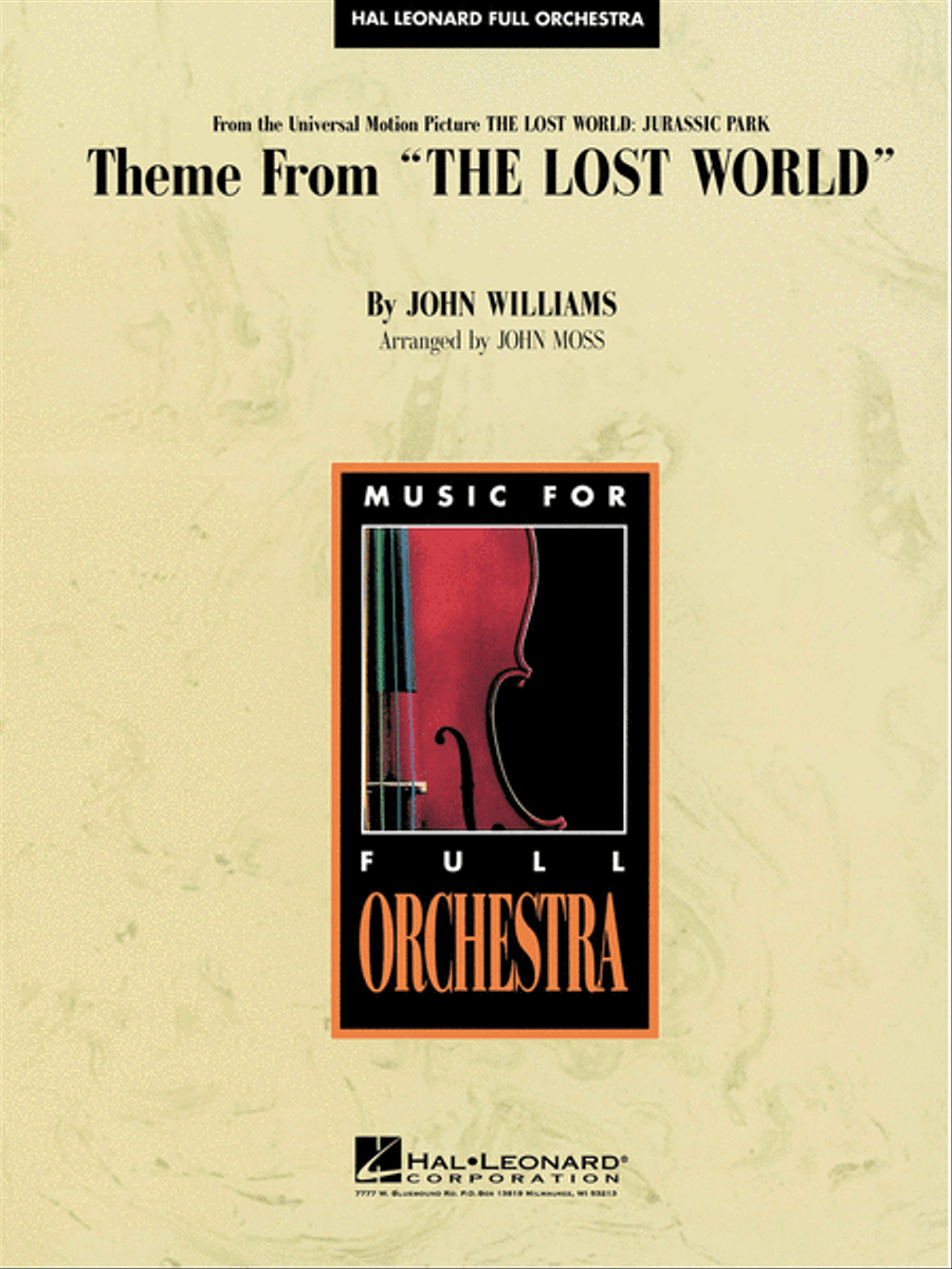 Theme from The Lost World by John Moss Full Orchestra - Sheet Music