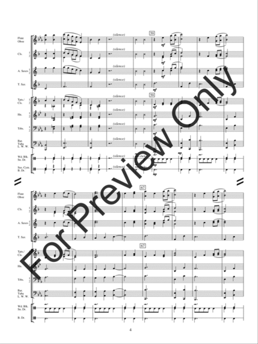 Halloween Waltz In Five (Score) Concert Band scores gallery preview page 7