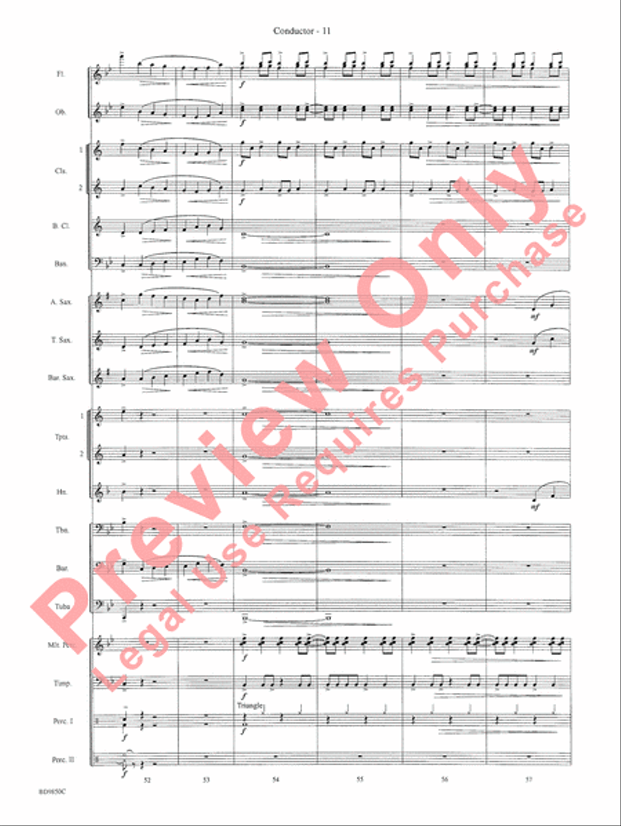 On the Rising Winds Concert Band scores gallery preview page 14