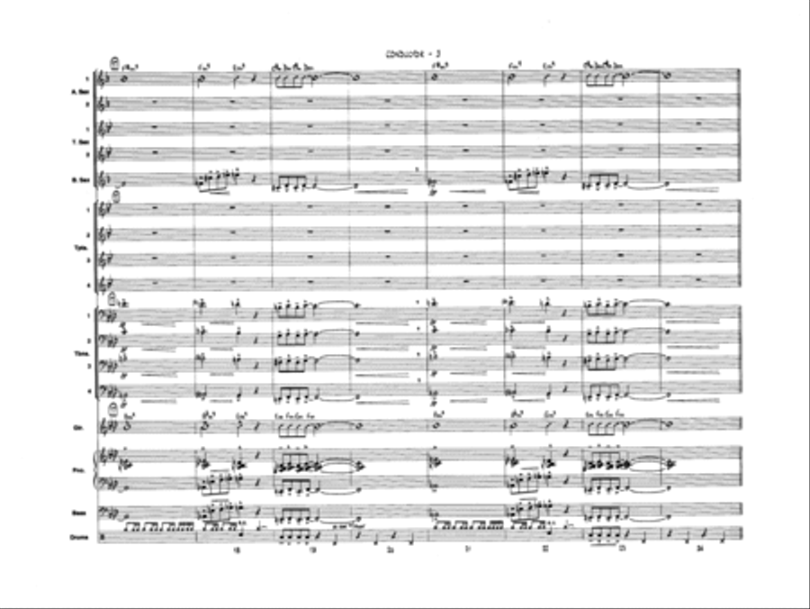 James Bond Theme: Score Jazz Ensemble scores gallery preview page 3