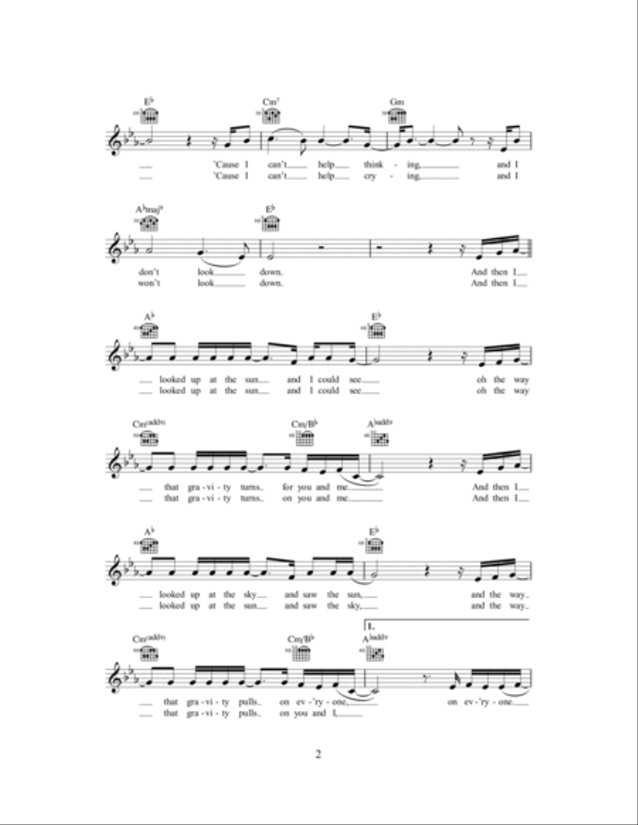 Gravity Piano scores gallery preview page 2