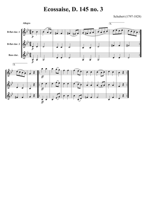 Two B-flats and Bass: Clarinet Trios Volume 3 (Schubert)
