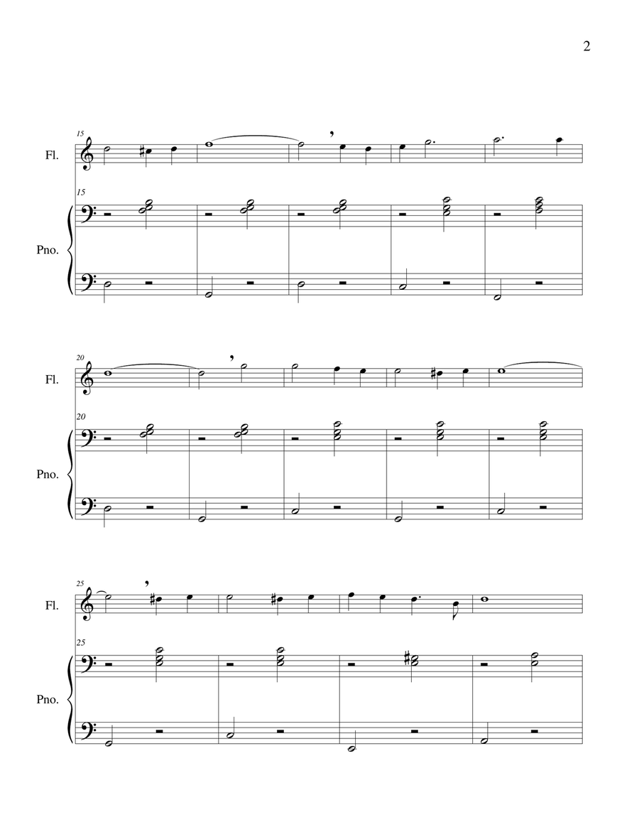 The Stars and Stripes Forever - Flute Solo Chamber Music scores gallery preview page 4