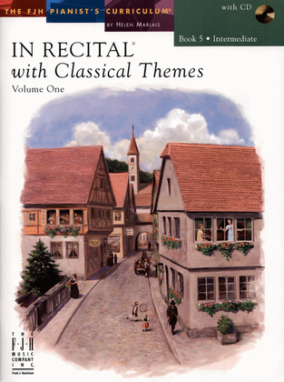 Book cover for In Recital, with Classical Themes - Book 5