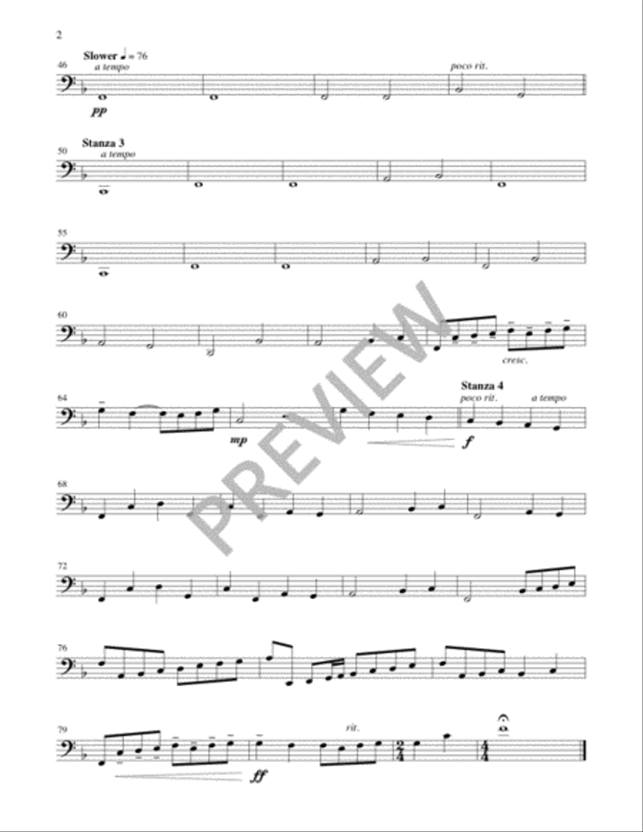 Once in Royal David's City - Instrument edition 3-Octaves scores gallery preview page 8