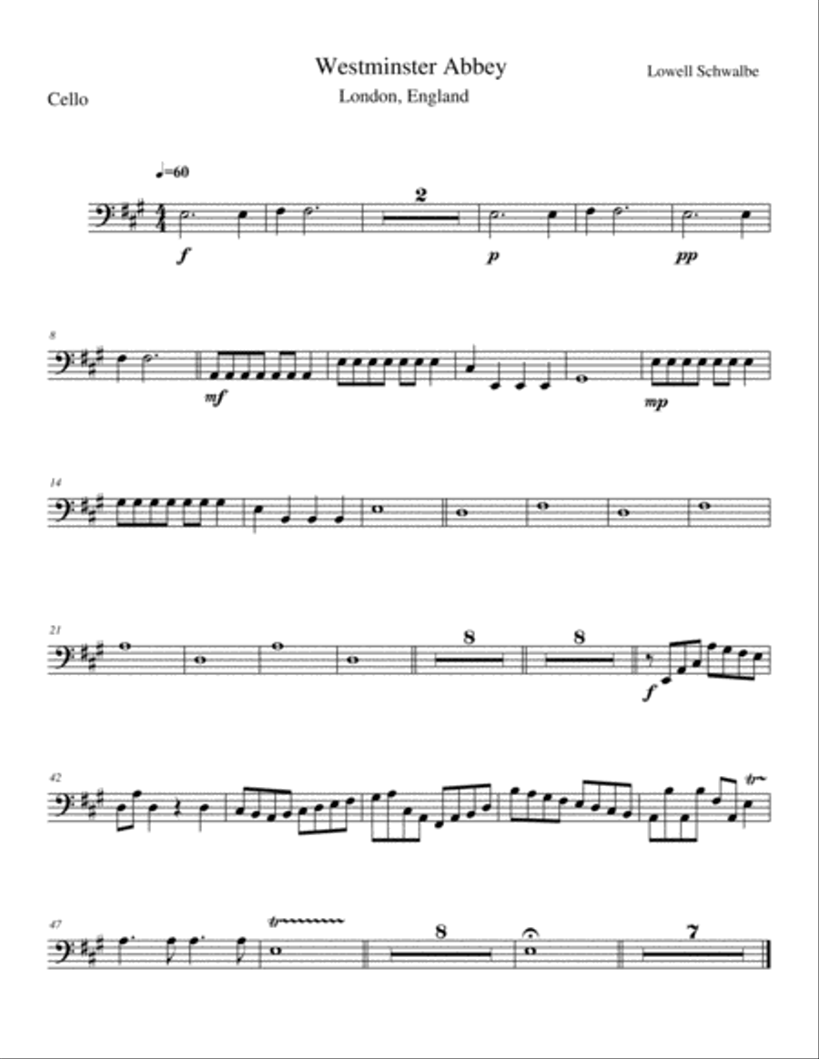 Westminster Abbey Full Orchestra scores gallery preview page 2
