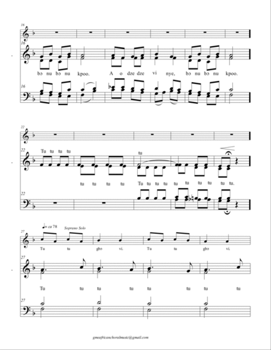 Tuu Tuu Gbovi Small Ensemble scores gallery preview page 2
