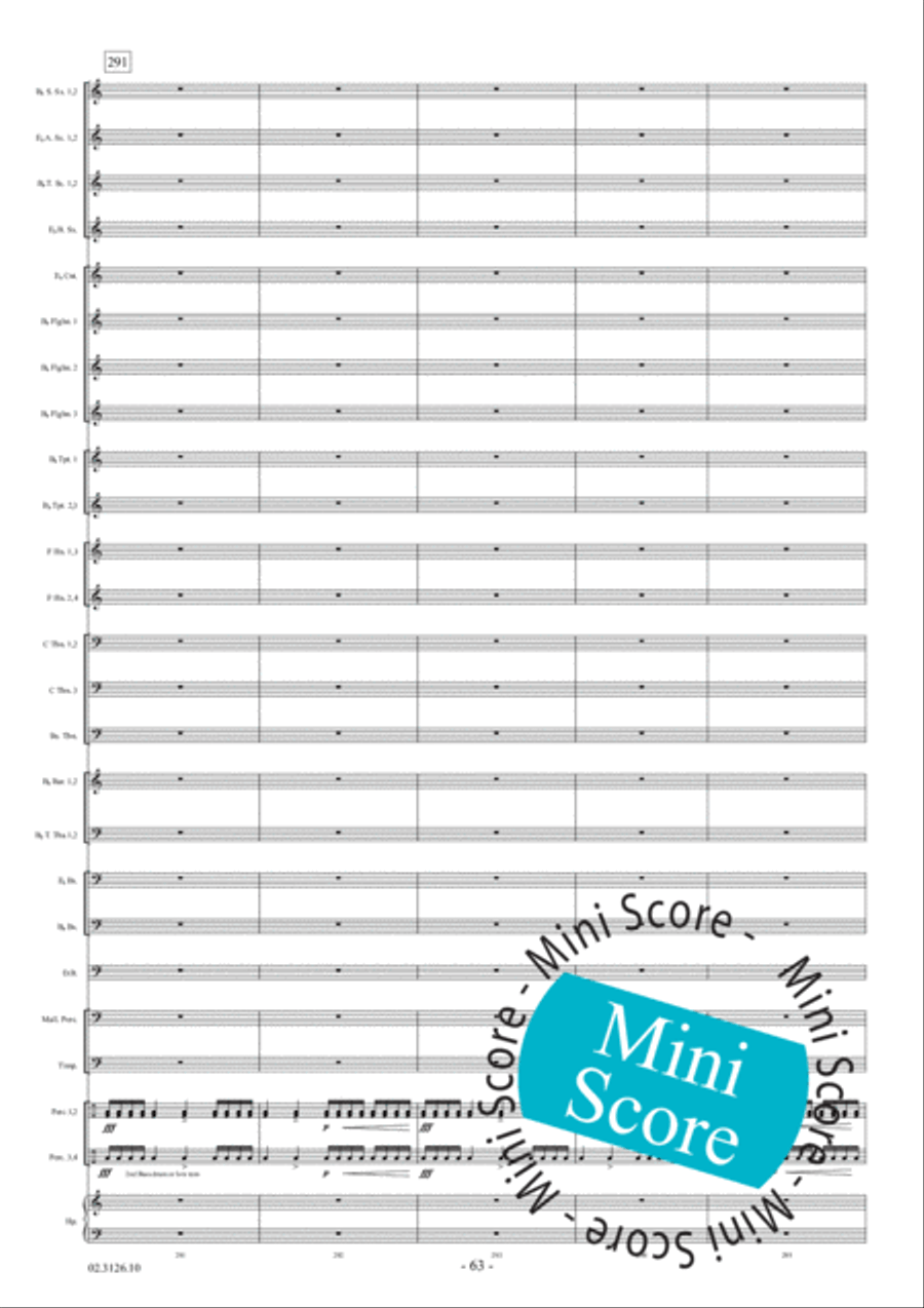 Migyur Fanfare Band scores gallery preview page 69