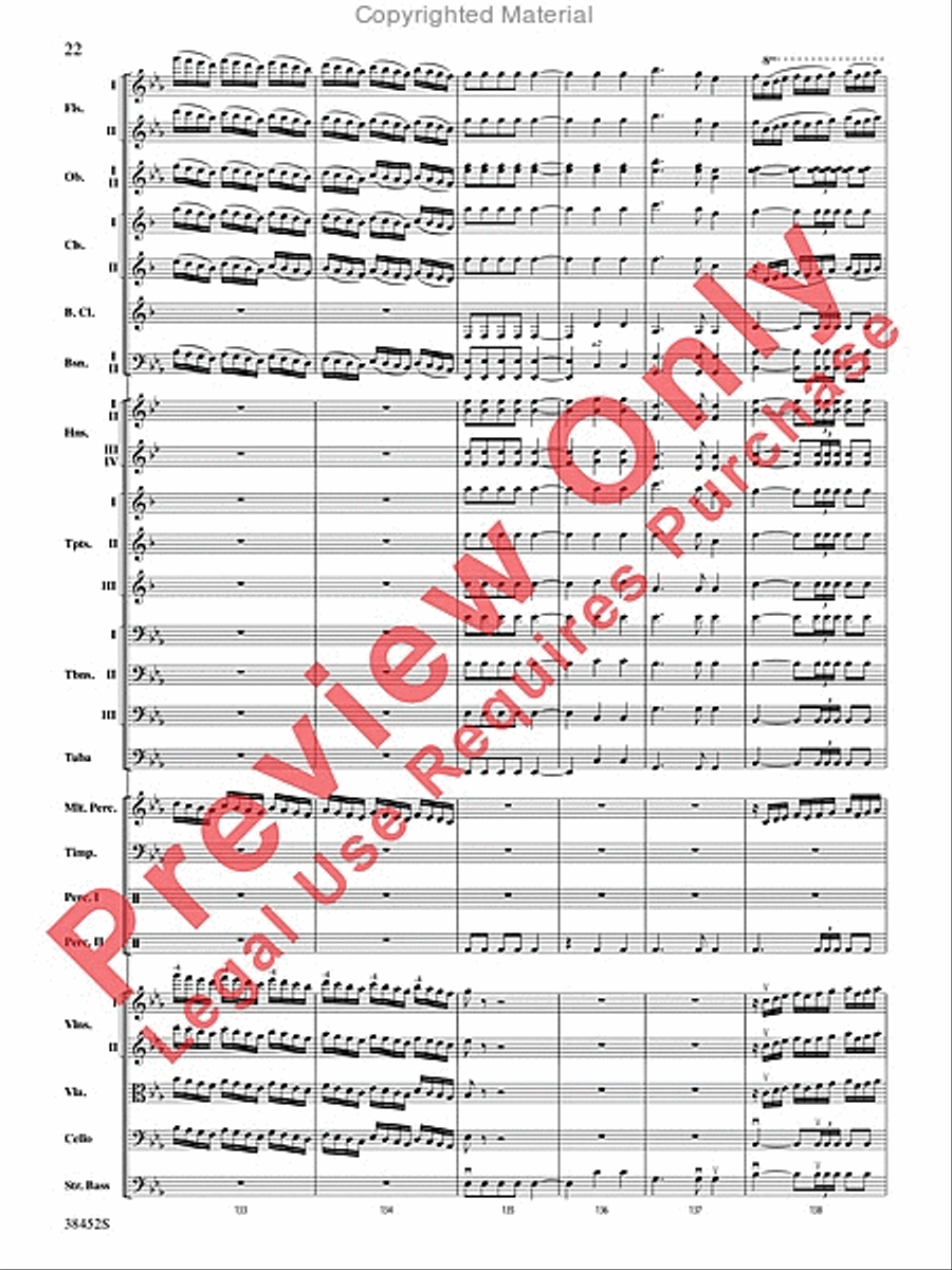 1812 Overture Full Orchestra scores gallery preview page 23