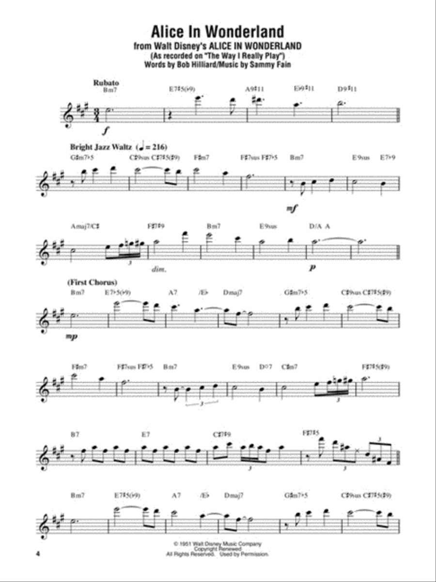 <br>Sheet music extract