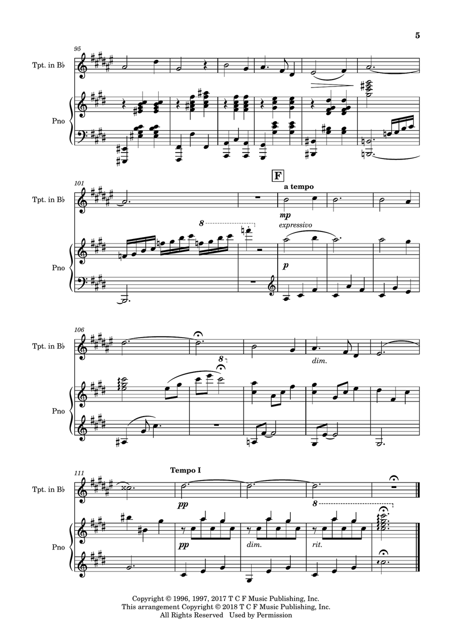 Once Upon A December Once Upon A December B-Flat Trumpet scores gallery preview page 6