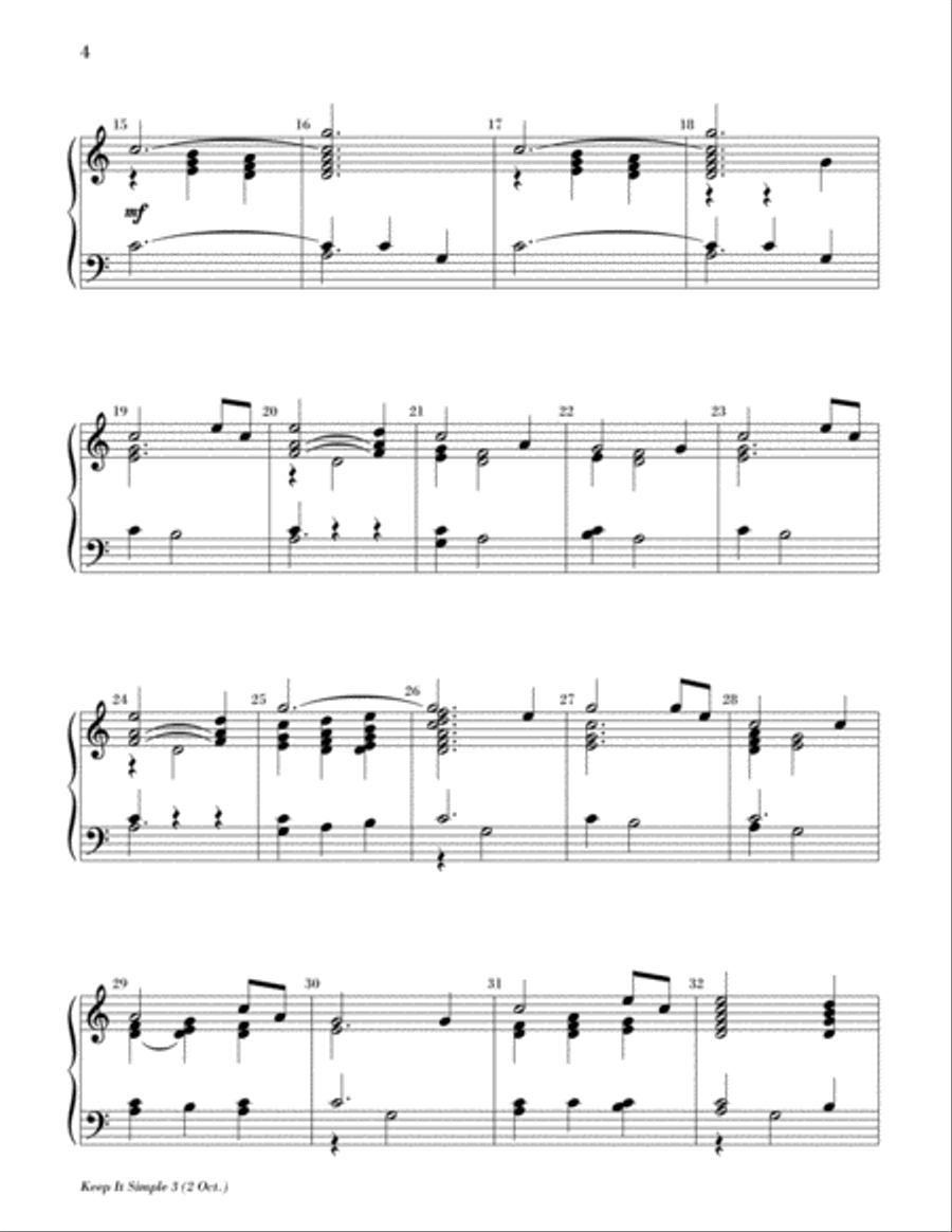 Keep It Simple 3 3-Octaves scores gallery preview page 3