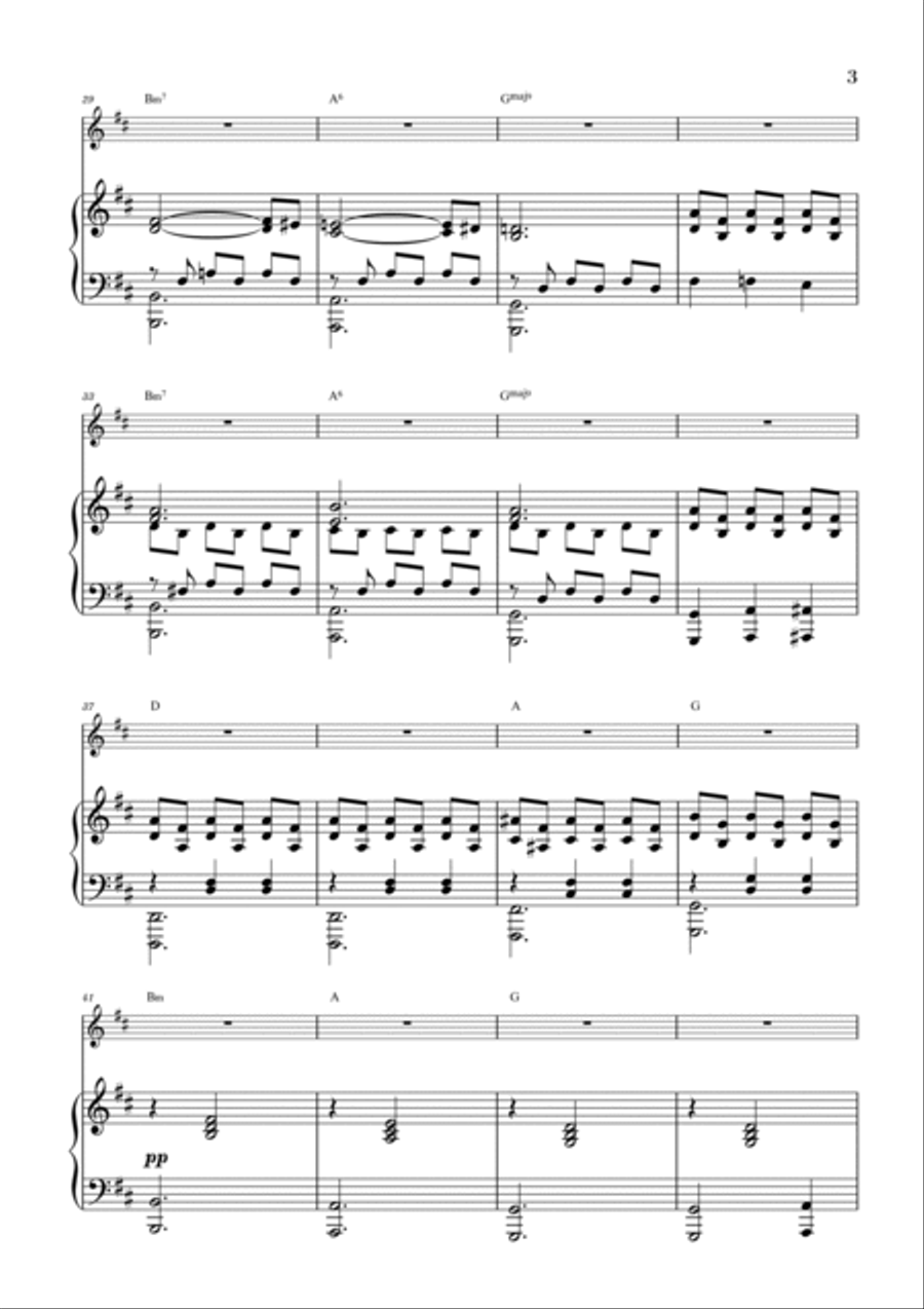 Je Te Laisserai Des Mots Violin Solo scores gallery preview page 3