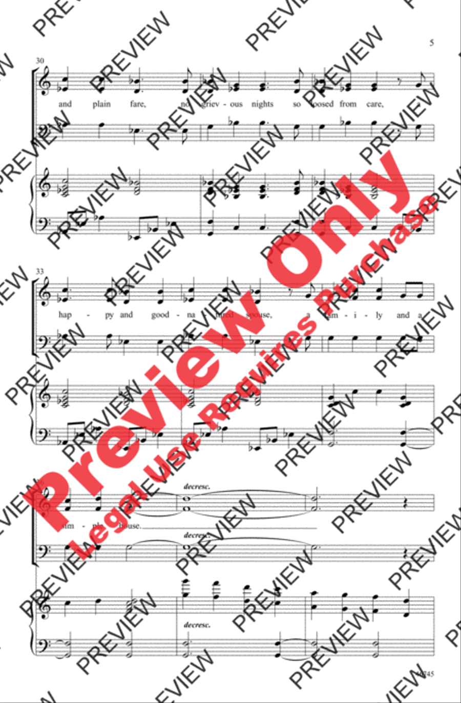 A Pleasant Life A Pleasant Life 3-Part scores gallery preview page 5