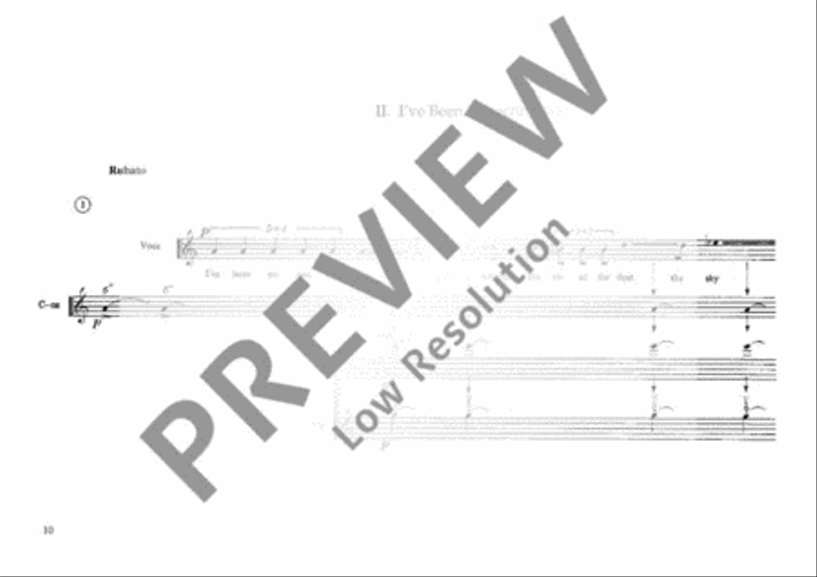 Three Poems for Ann Day Flute scores gallery preview page 11