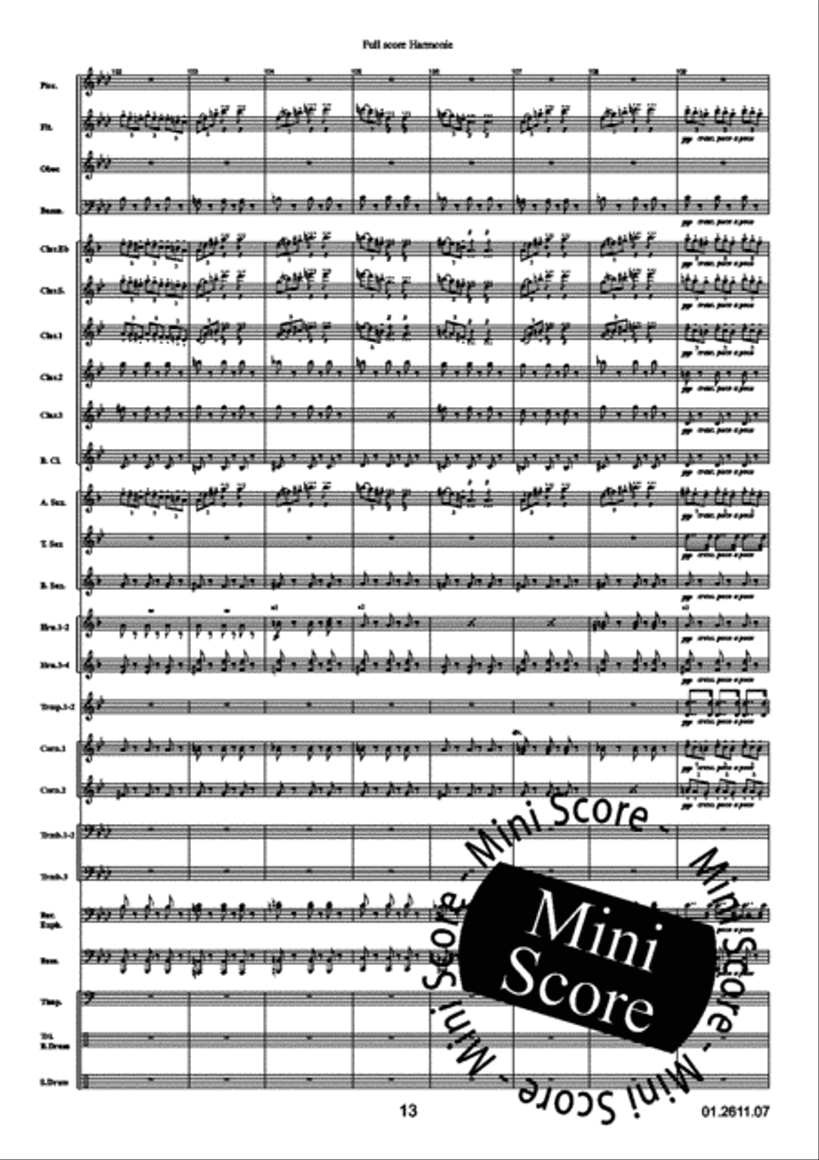 La Gazza Ladra La Gazza Ladra Concert Band scores gallery preview page 17
