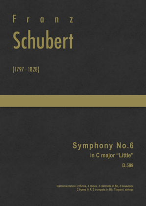 Schubert - Symphony No.6 in C major "Little", D.589