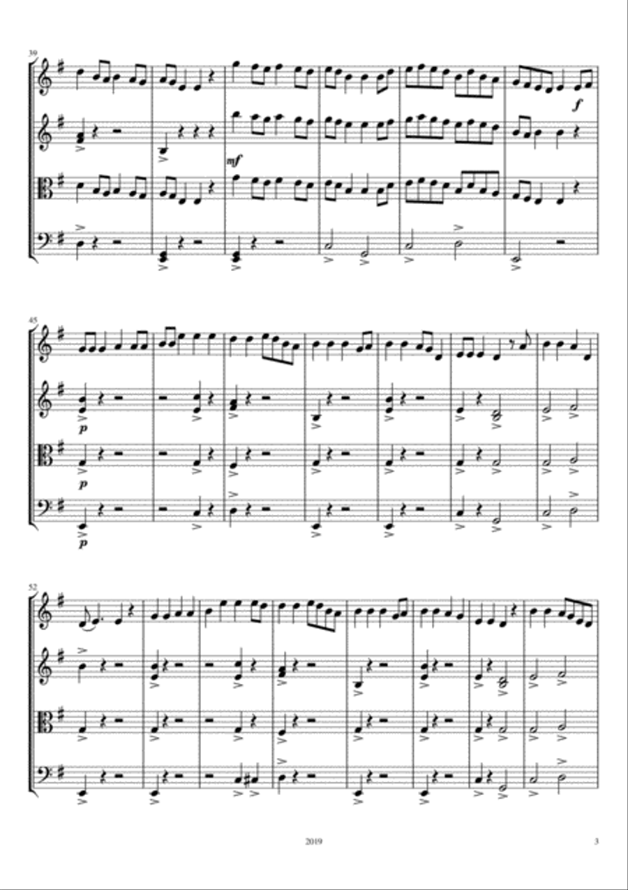 Nancy Mulligan String Quartet scores gallery preview page 3