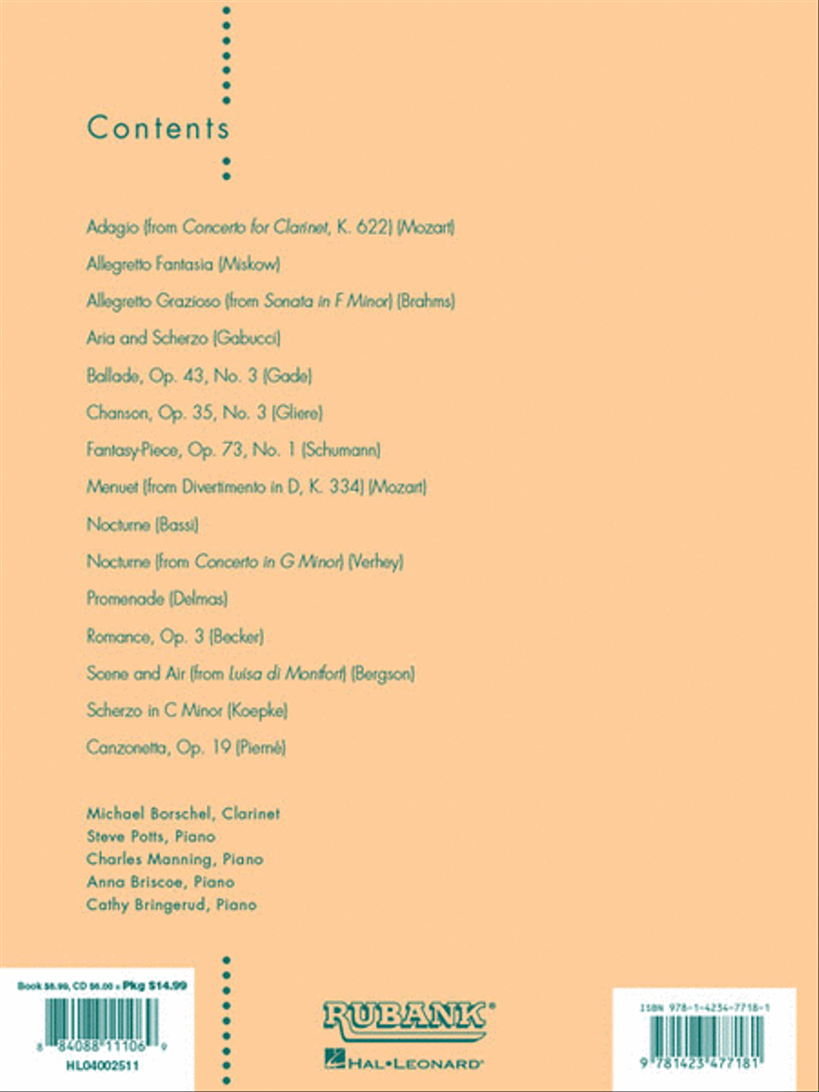 Concert and Contest Collection for Bb Clarinet Concert Band Methods scores gallery preview page 3