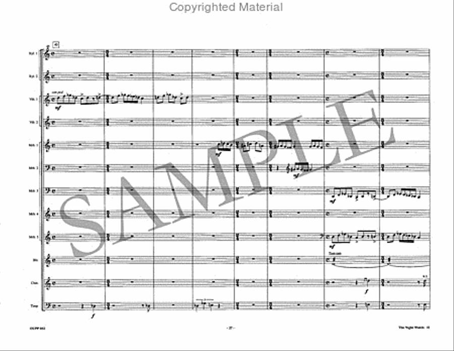 The Night Watch Percussion Ensemble scores gallery preview page 13