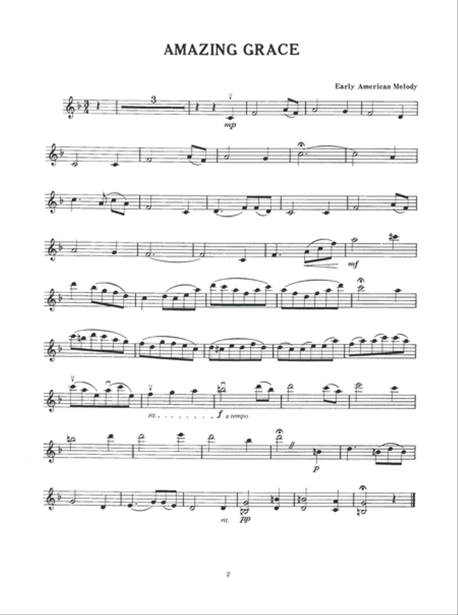 Sacred Violin Solos Sacred Violin Solos Violin Solo scores gallery preview page 3